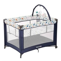Sturdy Portable Playard with Soft Toys