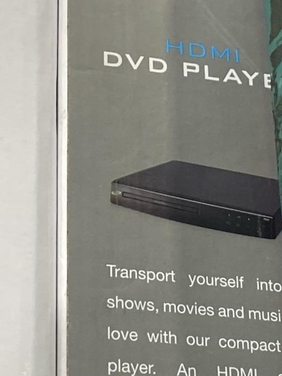 HDMI DVD PLAYER RETAIL $49