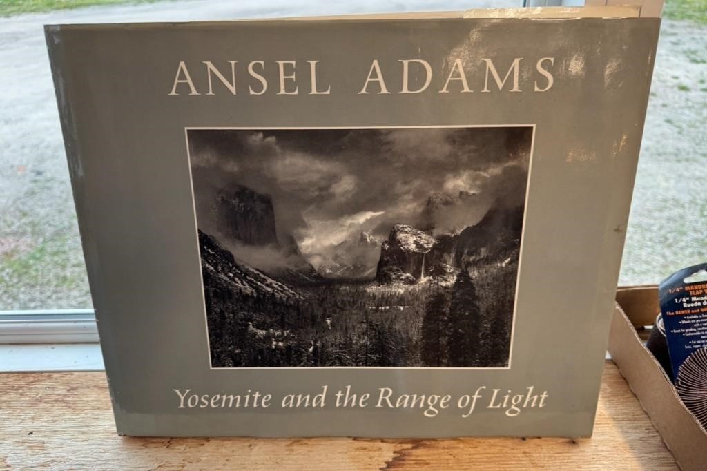 Signed Ansel Adam Yosemite and the Range of Light