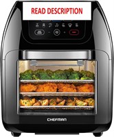 $135  CHEFMAN Air Fryer  Rotisserie  Oven  10Qt