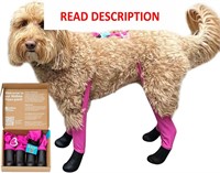 $40  Walkee Paws Dog Boot Leggings  Hot Pink  S/M