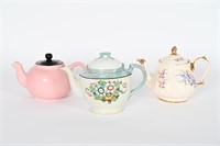 Vintage Tea Pots - Porcelain Lusterware, Pottery