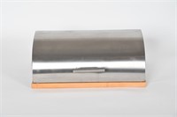 Stainless Steel Bread Box w/ Bamboo Cutting Board