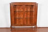 Antique Mahogany Art Deco Curio/Display Cabinet