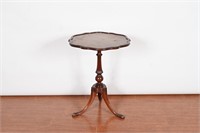 Antique Claw Foot/Pie Crust Top Occassional Table