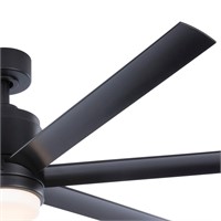 $230  Blitz 56-in Black LED Fan w/ Light  Remote