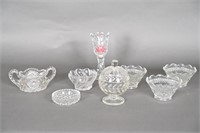 Cut Crystal Chalice, Serving Bowls, Covered Dish