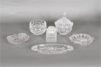 Crystal/Glass - Covered Candy Dish, Bowls, Platter
