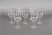 Etched Wine Glass Set