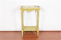 Vintage French Country Painted Side Table