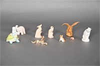 Vintage Hand Carved/Sculpted Mini Animal Figurines