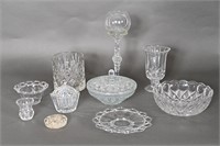 Crystal/Glass Lidded Bowls, Vases, Serving
