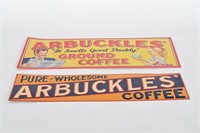 Vintage Arbuckle's Coffee Metal Signs