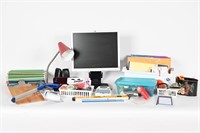 Office- Monitor, Office Supplies, Folders, Binders