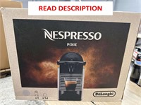 $160  Nespresso Pixie  24oz by Breville  Titan