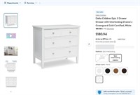 E2004  Delta Children 3 Drawer Dresser White