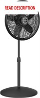 $44  Lasko 18 Oscillating Fan  Adjustable  Black