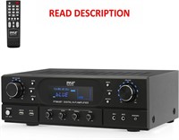 $149  Pyle Home Bluetooth Receiver Amplifier  500W