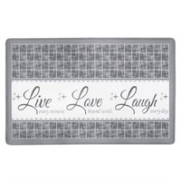 FM3585 18x30 in. Live Love Laugh Anti-Fatigue Mat