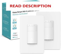 $40  Kasa Smart Motion Sensor Switch  2-Pack White