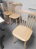 Solid Wood Slat Back Dining Chair