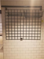 Metro Wall Rack - Green Coated 40" x 34"