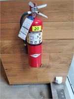 Red Dry Chemical Fire Extinguisher