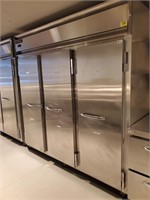 Continental 3R 78" 3 Section Reach In Refrigerator
