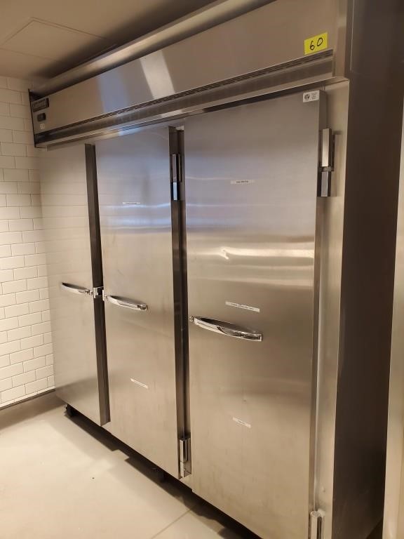 Continental 3R 78" 3 Section Reach In Refrigerator