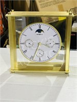 Howard Miller calender desk clock - quartz