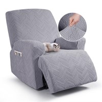 R7294  TAOCOCO Recliner Chair Slipcover Light Gray