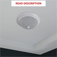 $18  Project Source 13-in White Flush Mount Light
