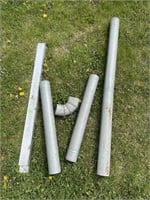 Galvanized steel pipes, and flashing