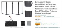 W2262  Portable DJ Booth DJ Facade 2-PosMetal Fr