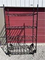 Metal Rolling Shelf Cart