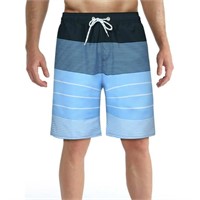 R4196  APTRO Blue Swim Board Shorts MK33 M