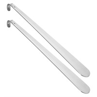 R7430  HEQUSIGNS 21 Long Handled Metal Shoehorn