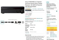 OF3104  Sony STRDH590 Home Theater Receiver Black