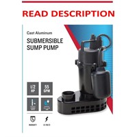$139  Utilitech Aluminum Submersible Sump Pump