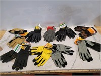 Lot Of Misc Working Gloves