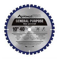 Avanti Pro 10 in. X 40-Tooth General Purpose