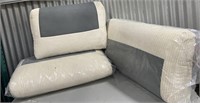 Lot of 3 Sofa Large Thick Pillows