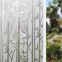 Finnez Bamboo Window Film for Privacy Frosted