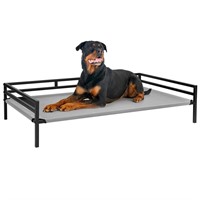 Veehoo Metal Elevated Dog Bed, Cooling Raised Pet