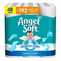 Angel Soft Toilet Paper, 48 Mega Rolls with Linen