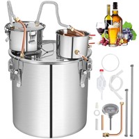 Alcohol Still 5 Gal, 19L Stainless Steel Alcohol