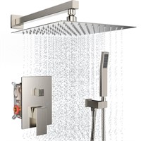 Rain Shower System 12 Inches Shower Head with