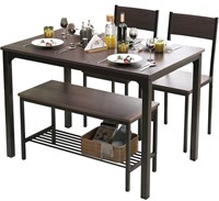 4 Person Dining Table Set,43.3 inch Kitchen Table