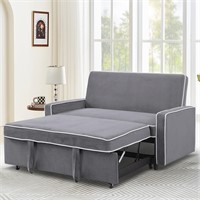 3-in-1 Convertible Sofa Sleeper Bed 2-Seat