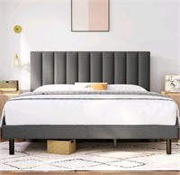 Molblly Full Size Bed Frame Upholstered Platform
